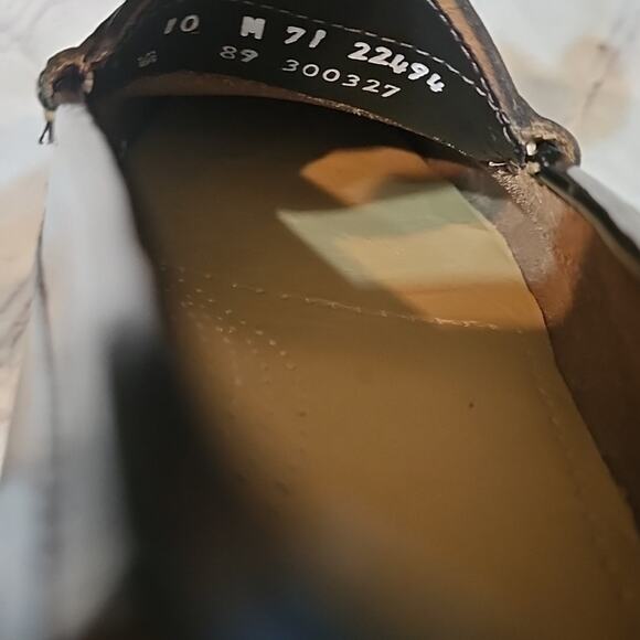 Weejuns NWOT G.H.Bass Handcrafted Classic Black Patent Leather Loafers 10 - Picture 10 of 14